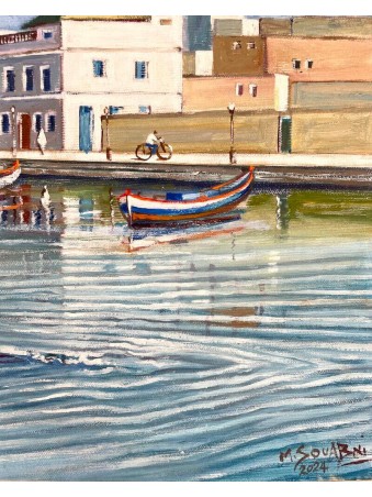 TABLEAU VIEUX PORT BIZERTE