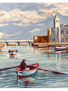 TABLEAU VIEUX PORT BIZERTE