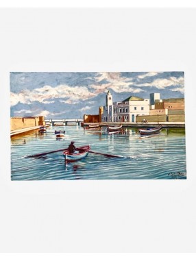 TABLEAU VIEUX PORT BIZERTE