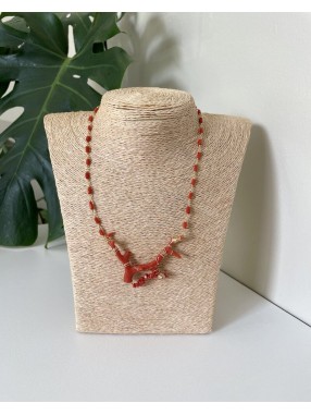 COLLIER BRANCHE CORAIL