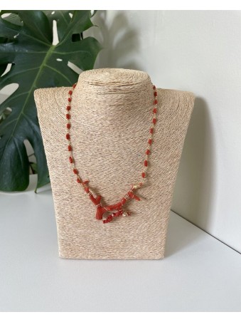COLLIER BRANCHE CORAIL
