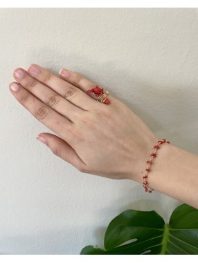BRACELET FIN CORAIL