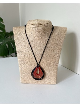 COLLIER CORDON  GOUTE  MURANO