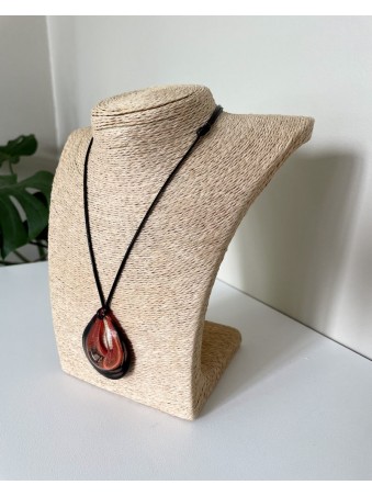 COLLIER CORDON  GOUTE  MURANO