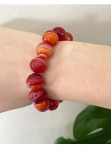 BRACELET BOULE AGATE 2