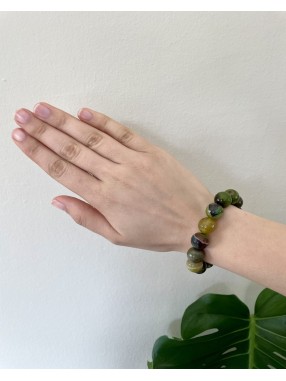 BRACELET BOULE AGATE