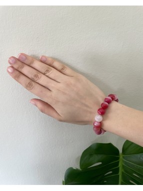 BRACELET BOULE AGATE