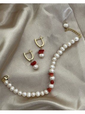 PARURE  BRACELET & BOUCLES DOREILLES