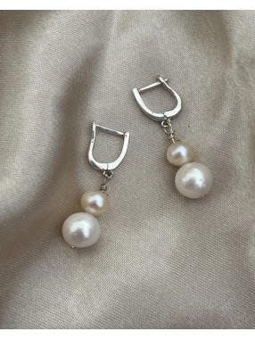 BOUCLES D'OEILLES PERLE DE CULTURE