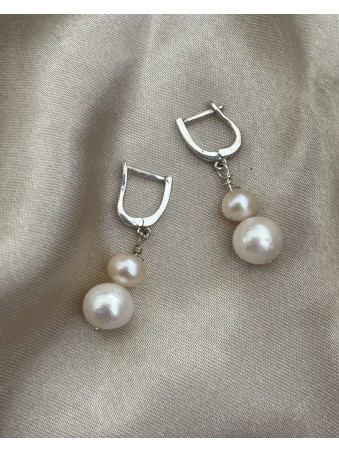 BOUCLES D'OEILLES PERLE DE CULTURE