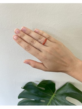 BAGUE BOULE DE CORAIL