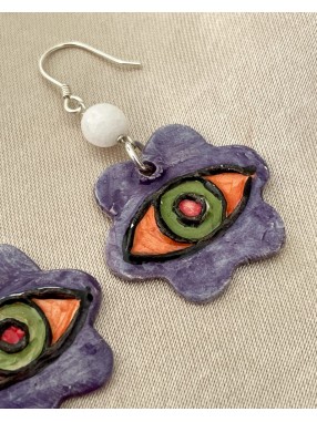 BOUCLES D'OREILLES CERAMIQUE