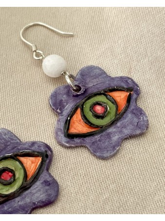 BOUCLES D'OREILLES CERAMIQUE