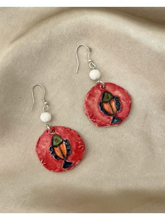 BOUCLES D'OREILLES CERAMIQUE