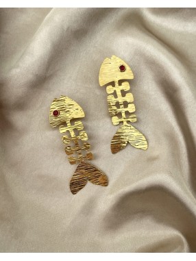 BOUCLES D'OREILLES FISH DROP