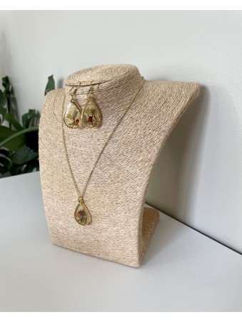 PARURE GOUTE FLORALE