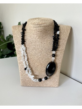 COLLIER CHIPS & PIERRE DE LUNE