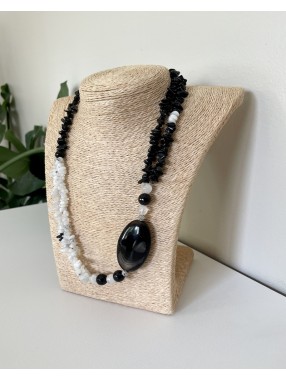 COLLIER CHIPS & PIERRE DE LUNE