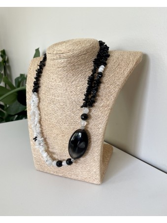 COLLIER CHIPS & PIERRE DE LUNE