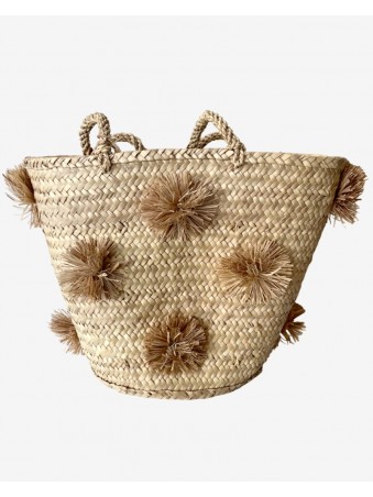 COUFFIN POMPON FLEUR