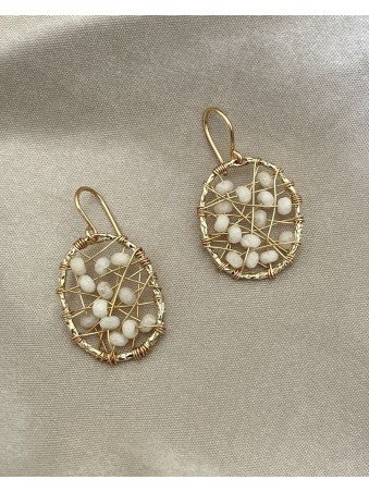 BOUCLES OVALES ARAIGNEE