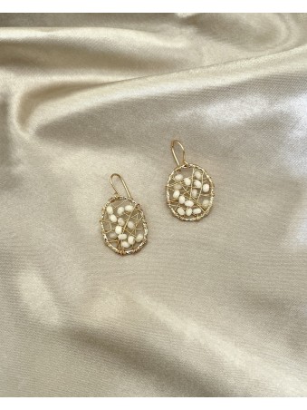 BOUCLES OVALES ARAIGNEE