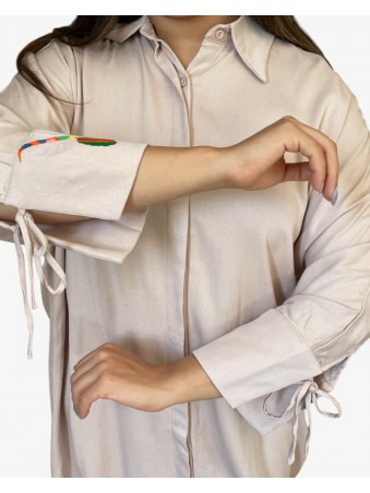 ROBE CHEMISE MI LONGUE