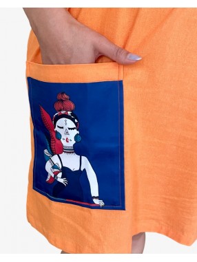 ROBE ABSTRAITE COL V