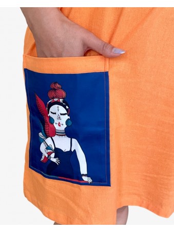 ROBE ABSTRAITE COL V