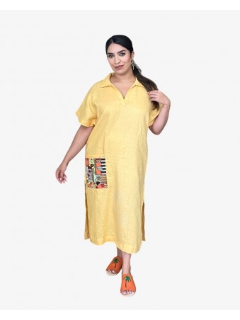 ROBE ABSTRAITE LONGUE