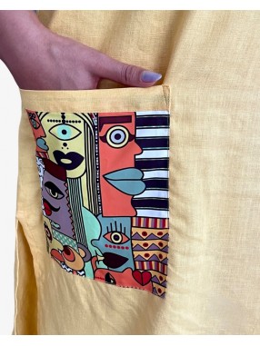 ROBE ABSTRAITE LONGUE