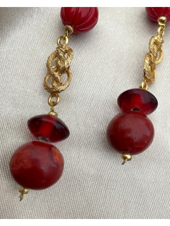 BOUCLES D'OREILLES VINTAGE