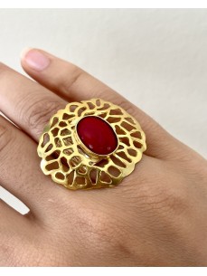 BAGUE  BRANCHE CORAIL 2