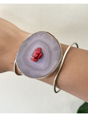 MANCHETTE AGATE & CORAIL