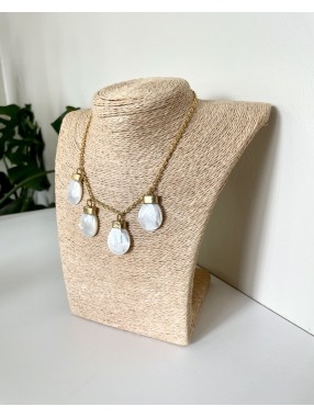 COLLIER DORE  NACRE