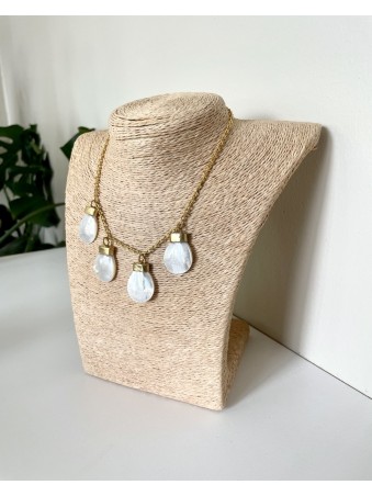 COLLIER DORE  NACRE