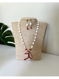 PARURE NACRE&CORAIL