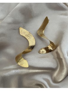 BOUCLES D'OREILLES ONDULEES