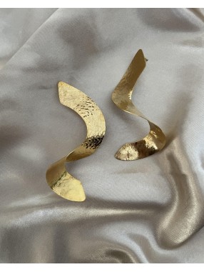 BOUCLES D'OREILLES ONDULEES