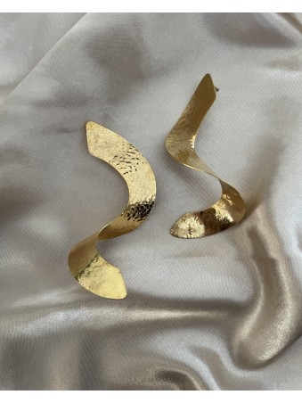 BOUCLES D'OREILLES ONDULEES