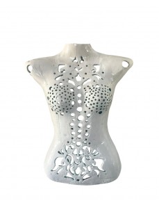 BUSTE APPLIQUE LUMIERE EN RAKU