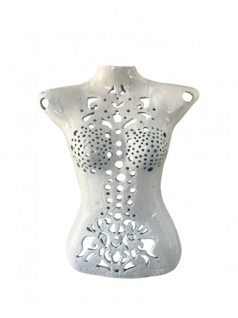 BUSTE APPLIQUE LUMIERE EN RAKU