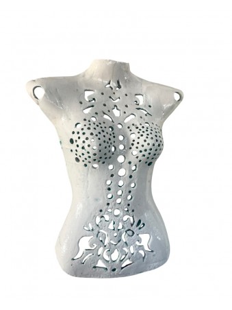 BUSTE APPLIQUE LUMIERE EN RAKU