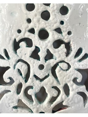 BUSTE APPLIQUE LUMIERE EN RAKU