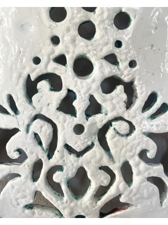 BUSTE APPLIQUE LUMIERE EN RAKU