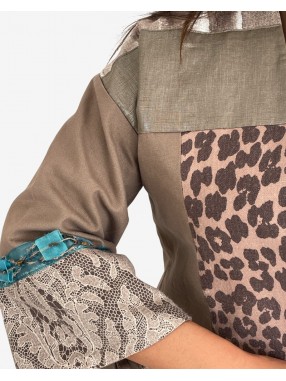 VESTE TERRE ET DENTELLE