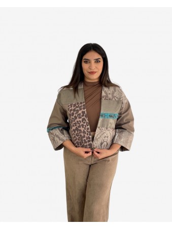 VESTE TERRE ET DENTELLE