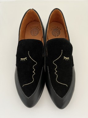 MOCASSIN NOIR VISAGE