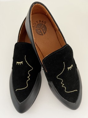 MOCASSIN NOIR VISAGE