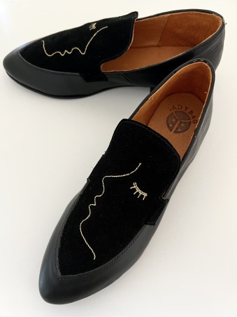 MOCASSIN NOIR VISAGE